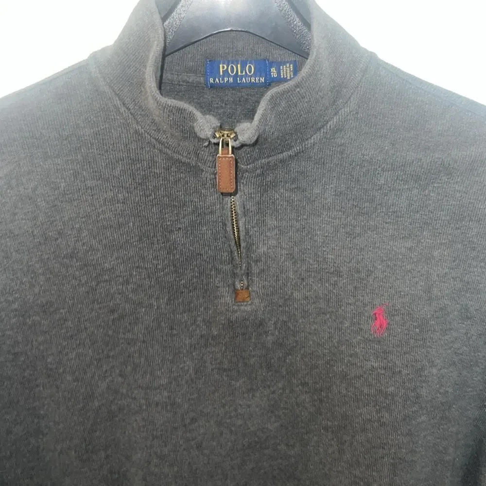 Polo Ralph Lauren sweater gray red